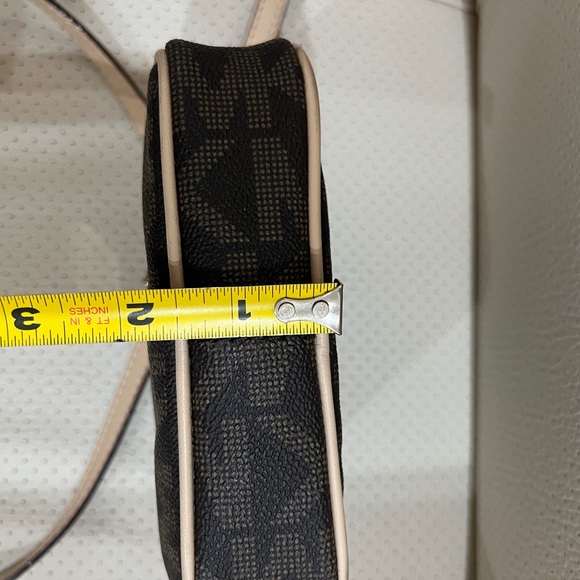 Michael Kors Brown and Cream Crossbody Bag - Picture 8 of 8